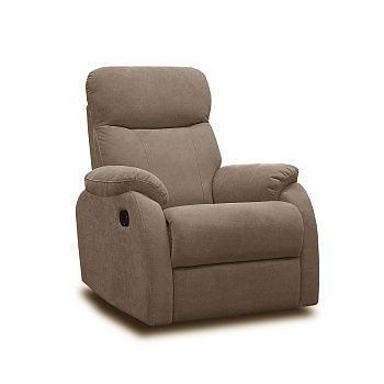 Кресло Берн 2 глайдер велюр коричневый