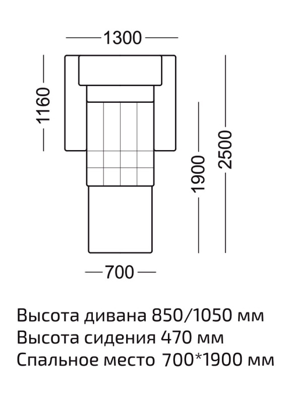Кресло-кровать Верона  рогожка серый